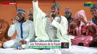 Samba Zakir  Mega Leylatoul Zikr Organisé par les Tiktokeurs de la Fayda Samedi 22 Juillet 2023 [upl. by Eirallam]