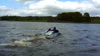 Vibration Free Alfa V6 cloverleaf powered speed boat [upl. by Perdita44]