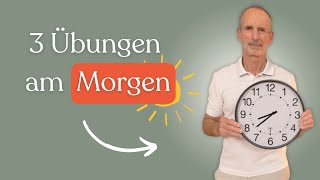 3 effektive Übungen für JEDEN Morgen [upl. by Lavinia947]