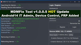 How To Active MDMFix Tool KG Lock Remove Tool 2024 [upl. by Appledorf764]