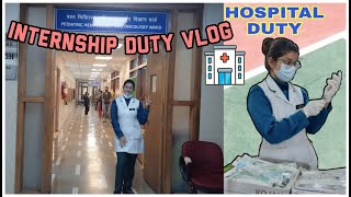 INTERNSHIP VLOG  GOVERNMENT HOSPITAL  MORNING SHIFT [upl. by Oiled]