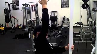 How to do Single Arm Lat Pulldowns [upl. by Annahaj540]