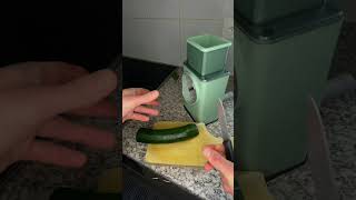 courgette en fine tranches asmr nourriture [upl. by Ecirtael]