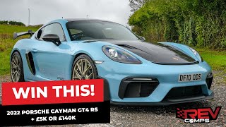 WIN THIS 2022 PORSCHE CAYMAN GT4 RS  £5K OR £140K [upl. by Nyleaj4]