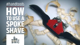 How to use a spokeshave  Woodworking hand tools [upl. by Aicenet]