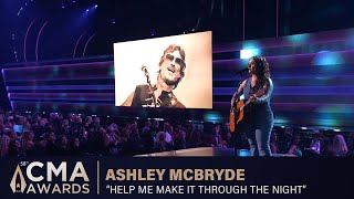 Ashley McBryde tribute to Kris Kristofferson – “Help Me Make It Through The Night”  CMA Awards 2024 [upl. by Lucian]