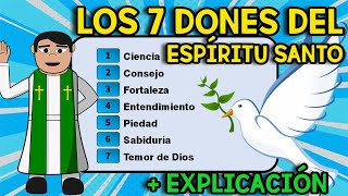 Los 7 Dones Del ESPÍRITU SANTO  Explicación  RELIGIÓN CATÓLICA [upl. by Lias320]