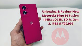 Unboxing amp Quick Review New Motorola Edge 50 Fusion  Value for Money Smart Phone [upl. by Nauqas]