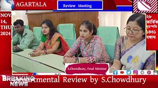 DEPARTMENTAL REVIEW MEETING BY FOOD MINISTER S CHOWDHURY ON NOV142024 agtlive24x7 [upl. by Tattan223]