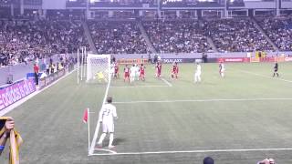 Beckham Crazy Corner Kick [upl. by Adorne535]