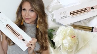 HOW I STYLE MY HAIR LAnge Curling Wand Review amp Demo [upl. by Cuyler]