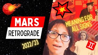 Mars Retrograde 202223 World predictions amp meaning for all signs [upl. by Aillij689]