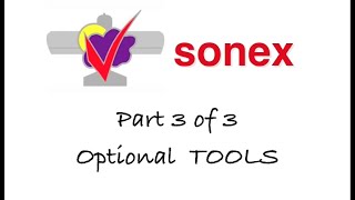 Sonex Recommended Tools Part 3 of 3 [upl. by Hein]