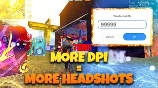 DPI Settings free fire  Best DPI For Headshots [upl. by Emogene]