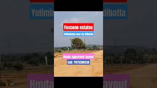 FOXCONN ESTATESHmdaplotsforsaleadibatla kongarakalanrealestate hyderabadrealestatevilla [upl. by O'Neill]