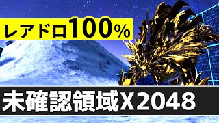 【PSO2NGS】レアドロ100有り無しでドロップの差はどのくらい！未確認領域X2048を各３０周ずつ（計６０周）ドロップ報告！【未確認領域X2048】 [upl. by Annuaerb]