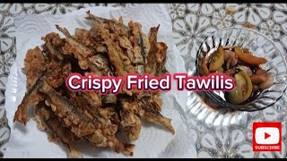 Yummy Crispy Fried Tawilis  lutong bahay simplyjhenzuh2fk [upl. by Euqinemod609]