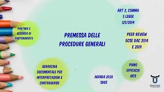 1 LE PROCEDURE GENERALI LA PREMESSA [upl. by Nossaj]