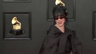 BILLIE EILISH  Fashion Cam  2022 GRAMMYs [upl. by Anaz]