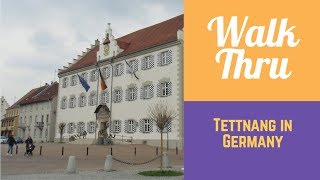 Walking Through Tettnang am Bodensee in GERMANY [upl. by Peatroy]