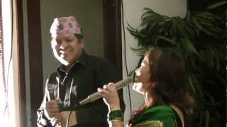 quotHey Kanchha Thattai Maa Yo Bainsa Jaana Lagyoquotwith Riyaaz band in London [upl. by Adamo]