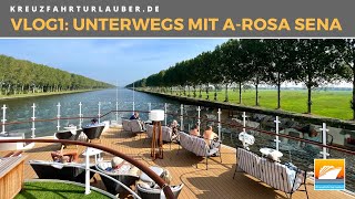 Auf nach Amsterdam an Bord der neuen AROSA SENA mit Neuigkeiten VLOG1 AROSA SENA [upl. by Annairt815]