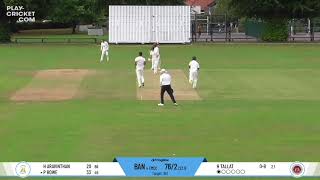 Cricket Highlights  Surrey Championship Premier Division  Banstead v East Molesey [upl. by Airemat]