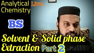 Solvent extraction Part2  Solvent extraction of metal   BS 4th semester Analytical Chem [upl. by Maer]