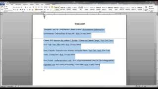 Word 2010 MLA Format [upl. by Clapper]