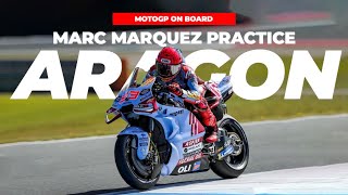 Marc Marque On Board Practice on Aragon  Update MotoGP 2024 On Board [upl. by Konopka]