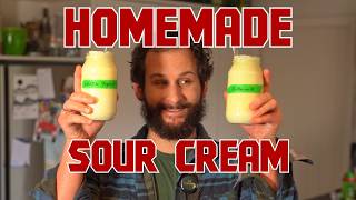 How to Make Authentic Sour Cream the Easy Way [upl. by Ithnan]