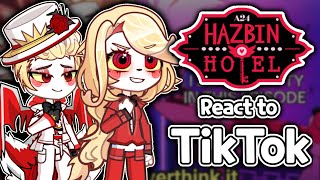 Hazbin Hotel react to Hazbin Hotels Tiktok 🏨 ✨  Gacha Reacts  Gacha Life 2  Part 3 [upl. by Aram553]