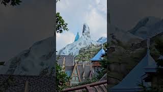 Elsa ice Castle Spotted from Arendelle [upl. by Nagaet]