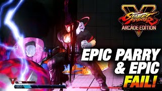 SFV  EPIC Parry Followed By EPIC Fail  Ryu Highlights [upl. by Archambault]