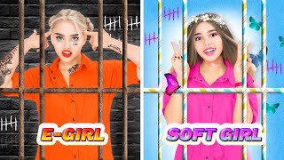 EGIRL vs SOFT GIRL in Jail  Try to Escape from Prison by FUN2U [upl. by Semmes]