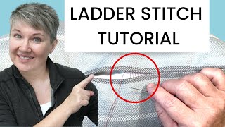 How To Sew An Invisible Stitch Or Ladder Stitch [upl. by Zubkoff]