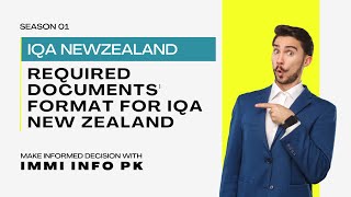 Required Documents Format for IQA New Zealand and Underpinning Qualification [upl. by Hiram918]