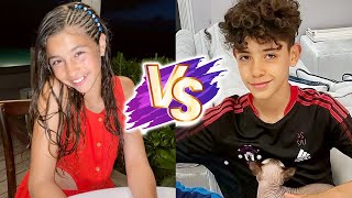 CRISTIANO RONALDO JR VS DELFINA SUÁREZ Luis Suárezs Daughter Transformation 🌟2023  From 0 To Now [upl. by Dallis]