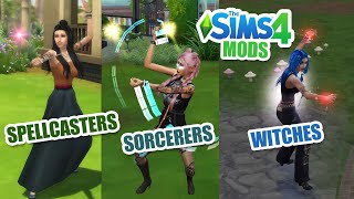 Magic Life States Witches vs Spellcasters vs Sorcerers  Sims 4 amp Free Mods [upl. by Slayton940]