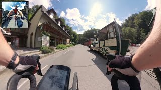 Adamov  Skalní mlýn  lom Šošůvka  Adamov Insta360 X3 Road Bike 4K [upl. by Bev]