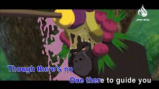 Disney s Tarzan Son of Man by Phil Collins Karaoke Singalong Lyric Video Music Video [upl. by Faden997]