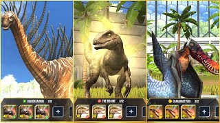 BAJADASAURUS THE BIG ONE CEARADACTYLUS X3 MAX LEVEL 40 BATTLE amp ALL ANIMATION  Jurassic World [upl. by Ecirehc325]