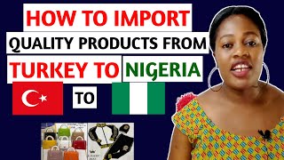 How To Import From TURKEY To Nigeria  How to import fashion items online from Turkey and ship [upl. by Ynetruoc]