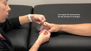 Range of Motion Measurement Finger Distal Interphalangeal Flexion [upl. by Barrow571]