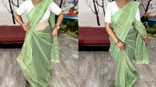 Beginners Saree Tutorials Tips For Beginners  Easy Saree Draping With Perfect Pleats  साड़ी [upl. by Asyla]