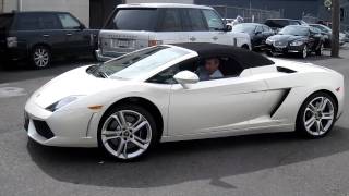 Front Lift System on Lamborghini Gallardo LP5604  HD [upl. by Selrhc]