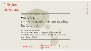 Wie lesen Franco Morettis «Distant Reading» im Gespräch [upl. by Nnalorac5]