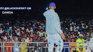 Dawda Hustle Performing at  Black Sheriff live in Gambia CONCERT [upl. by Sivrahc]