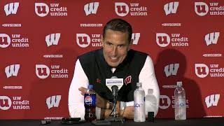 Luke Fickell PostGame Media Conference  Wisconsin Football vs Western Michigan  Aug 30 2024 [upl. by Nnylkoorb]