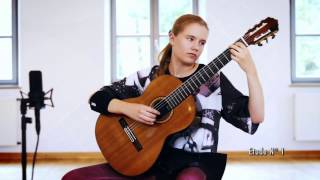 Leonora Spangenberger 13 plays 12 Etudes by Heitor Villa Lobos Etude No 1 [upl. by Anemolif260]